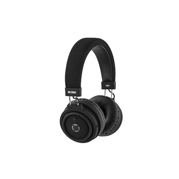 Acme BH60 Bluetooth fekete mikrofonos fejhallgató Acme BH60 Bluetooth fekete mikrofonos fejhallgató