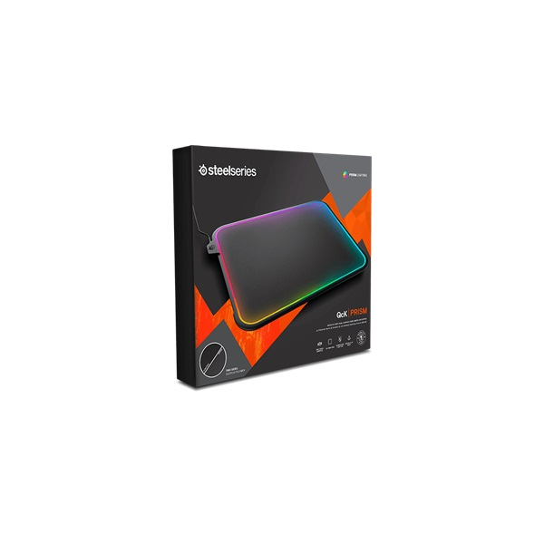SteelSeries QCK Prism RGB Cloth Medium gamer egérpad SteelSeries QCK Prism RGB Cloth Medium gamer egérpad
