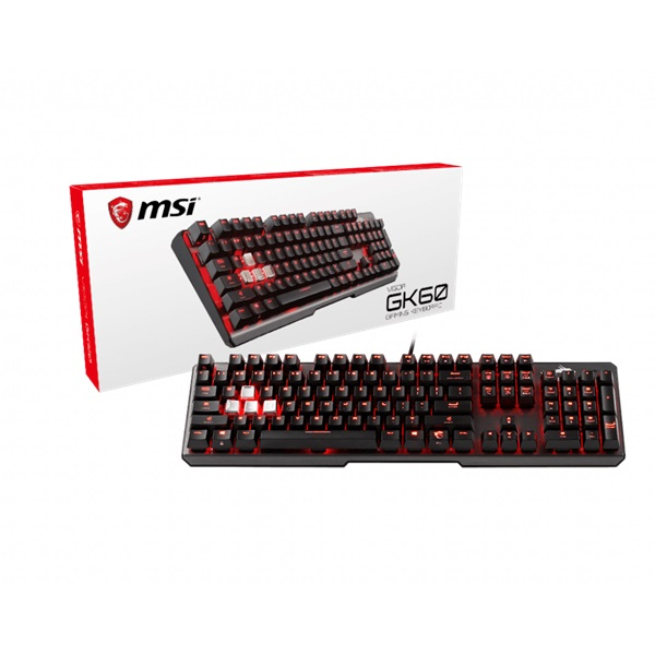 MSI Vigor GK60 HUN USB fekete gamer billentyűzet MSI Vigor GK60 HUN USB fekete gamer billentyűzet